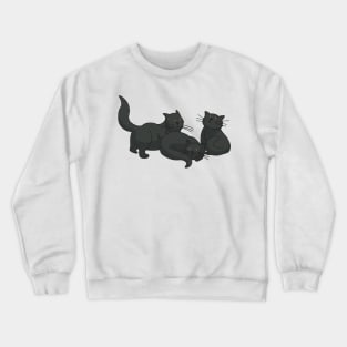 Black Cats Crewneck Sweatshirt